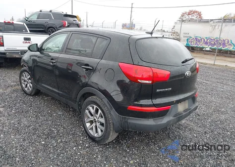 2015 Kia Sportage Lx z USA, uszkodzony, nr VIN KNDPB3AC9F7772211